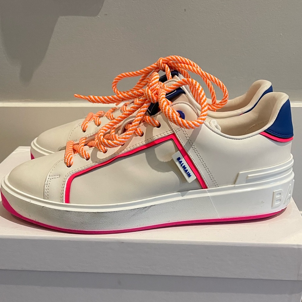 Balmain Off-White B-court sneakers